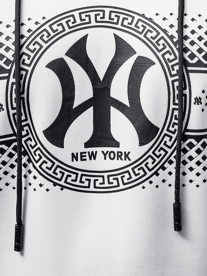 Férfi kapucnis pulóver fehér OZONEE JS/8B1100/1