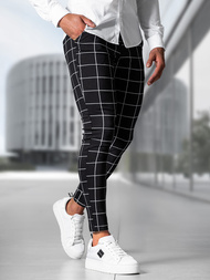 Férfi Chino Nadrág Fekete OZONEE O/P4009Z