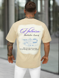 Férfi Póló Bézs OZONEE O/YN2/632