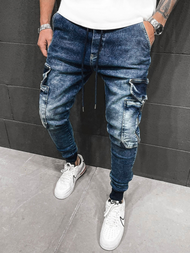 Férfi farmer nadrág Kék OZONEE O/B5787