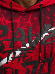 Férfi blúz Piros OZONEE JS/DD267Z