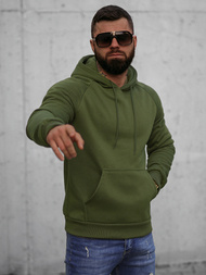 Férfi Kapucnis Pulóver Khaki OZONEE O/8B151/29