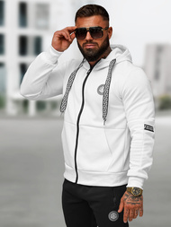 Férfi melegítő együttes fehér-fekete OZONEE O/LN11887