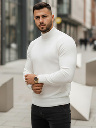 Férfi pulóver fehér OZONEE V/V24503