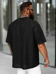 Férfi Póló Fekete OZONEE O/B1149