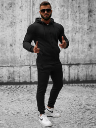 Férfi melegítő együttes fekete OZONEE JS/XW2008