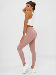 Női leggings púder rózsaszín OZONEE JS/17K585/7