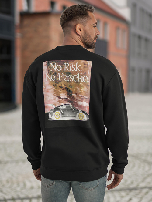 Férfi Melegítő Felső Fekete OZONEE JS/65B3918/3