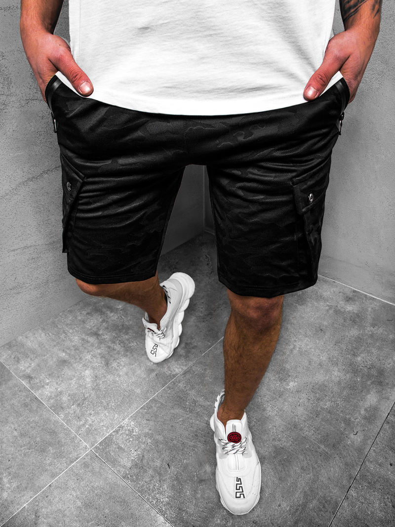 Férfi rövidnadrág Fekete O/33919Z