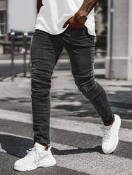 Férfi Farmer Nadrág Fekete OZONEE NB/MP0025N