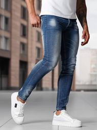 Férfi farmer nadrág kék OZONEE NB/MP0199BCZ