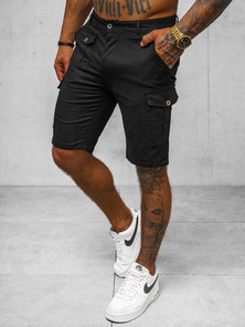 Férfi Chino Rövidnadrág Fekete OZONEE NB/MP0188N