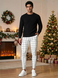 Férfi Chino Nadrág Fehér OZONEE O/P4009Z