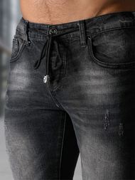 Férfi Farmer Nadrág Fekete OZONEE NB/MP0063/1NZ