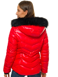 Női dzseki Piros OZONEE JS/M23068/2