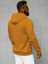 Férfi kapucnis pulóver camel OZONEE JS/2008Z