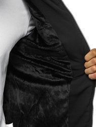 Férfi téli kabát fekete OZONEE O/99101Z 