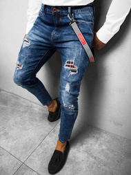 Férfi farmer nadrág Kék OZONEE DR/TF075