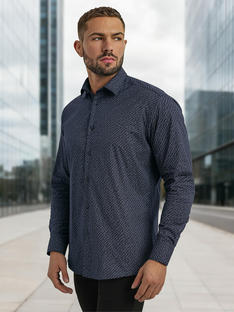 Férfi Ing Gránát OZONEE V/V186