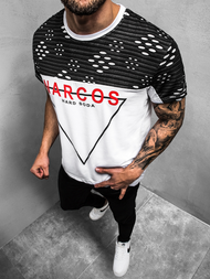 Férfi póló Fehér OZONEE JS/KS2084Z