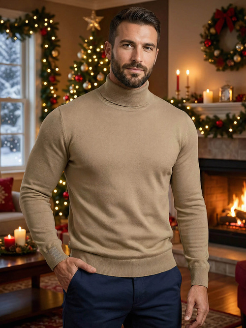 Férfi Pulóver Camel OZONEE V/V24504Z