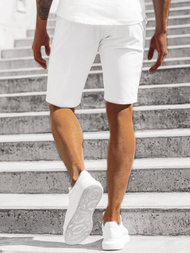 Férfi chino rövidnadrág Fehér OZONEE JB/JP1142