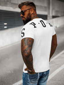 Férfi Póló Fehér OZONEE O/8T1260/1