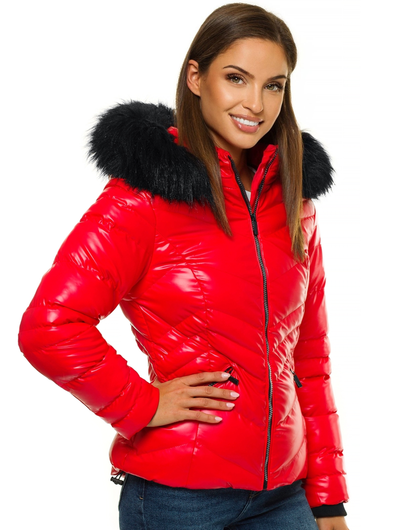 Női dzseki Piros OZONEE JS/M23068/2