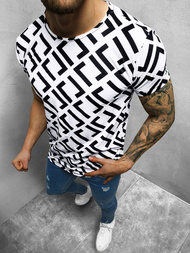 Férfi póló Fehér–Fekete OZONEE O/BL57