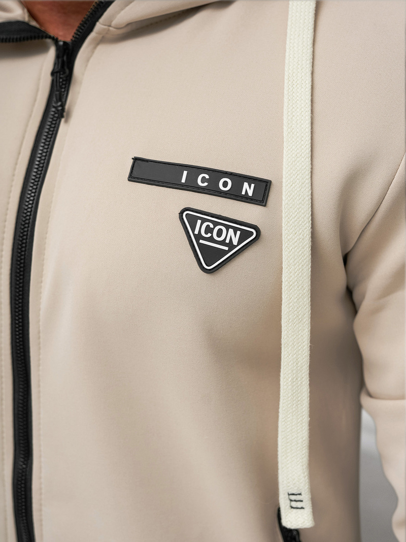 Férfi melegítő együttes bézs OZONEE O/LN11760