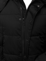 Férfi téli kabát fekete OZONEE JD/336