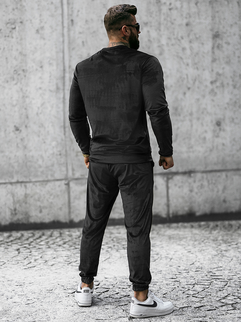 Férfi Melegítő Együttes Fekete OZONEE O/D7516