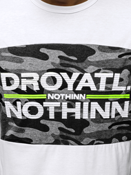 Férfi póló Fehér OZONEE JS/SS10976Z