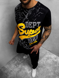 Férfi póló Fekete OZONEE JS/KS1942Z