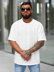 Férfi Póló Fehér OZONEE O/B1149