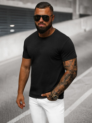 Férfi Póló Fekete OZONEE O/T1277/3