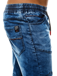 Férfi farmer rövidnadrág Kék OZONEE RF/HY331