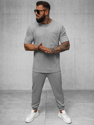 Férfi Póló Szürke OZONEE O/Y960T