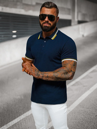 Férfi galléros póló gránát OZONEE O/DA736