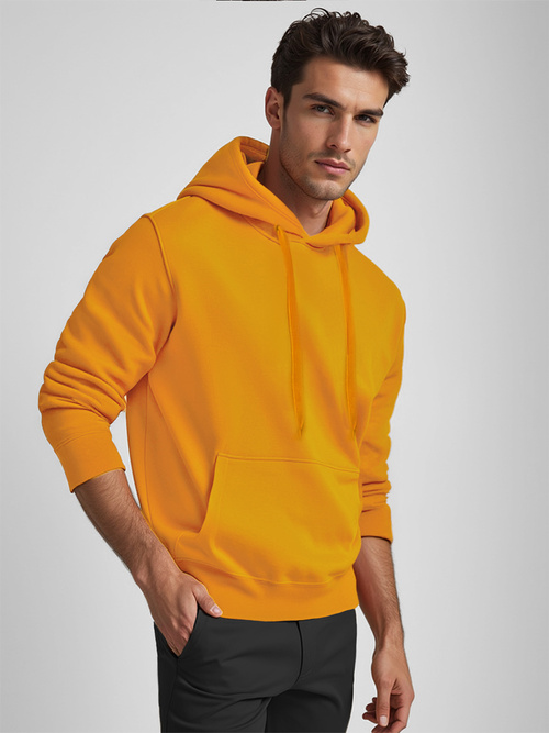 Férfi kapucnis pulóver camel OZONEE JS/2009Z