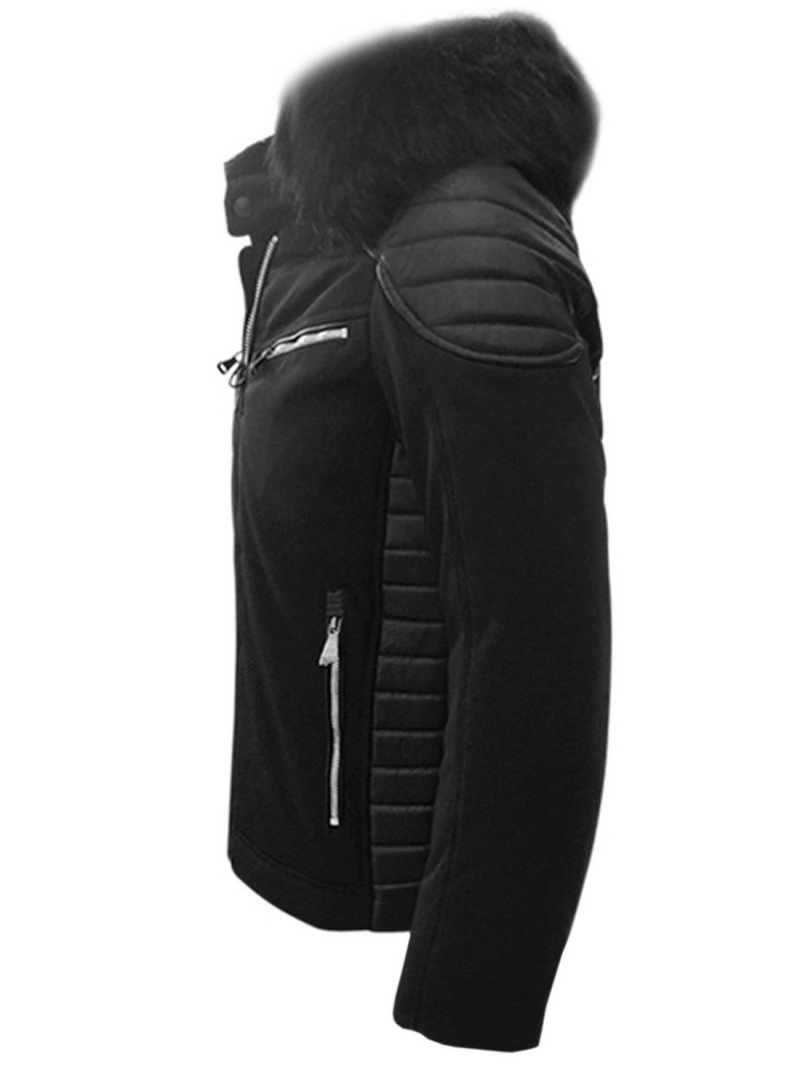 Férfi téli kabát fekete OZONEE O/99101Z