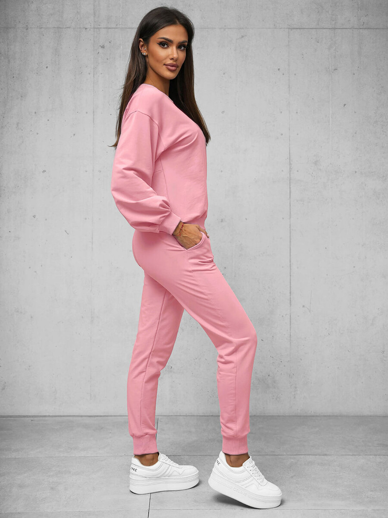 Kétrészes női tréning szett rózsaszín OZONEE O/12113Z