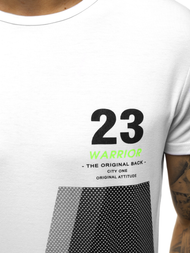 Férfi póló Fehér OZONEE JS/SS10932Z