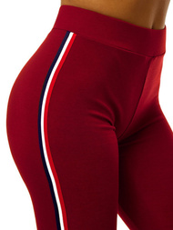 Női leggings Bordó OZONEE JS/1037/B6