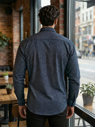 Férfi Ing Gránát OZONEE V/V186Z