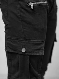 Férfi farmer nadrág fekete OZONEE NB/MP0123N