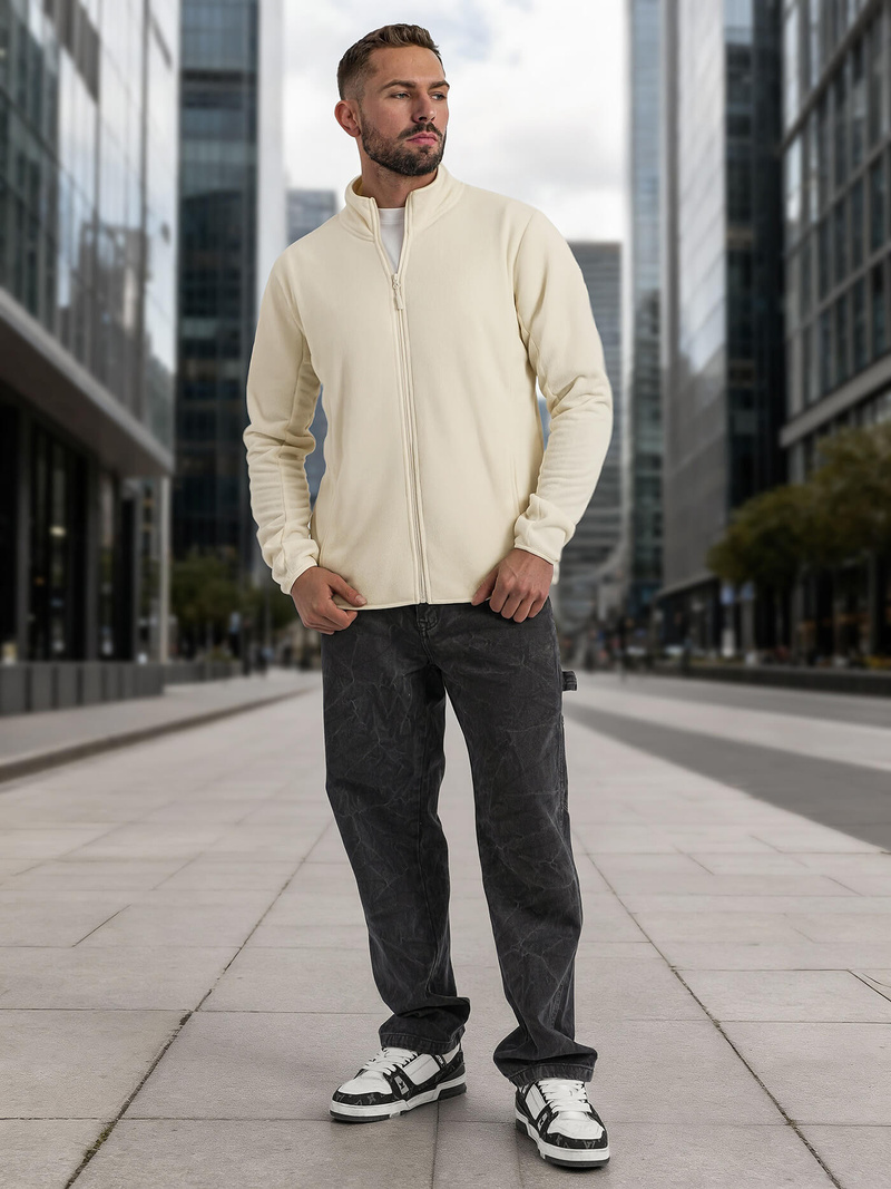 Férfi pulóver ecru OZONEE JS/HH016/1