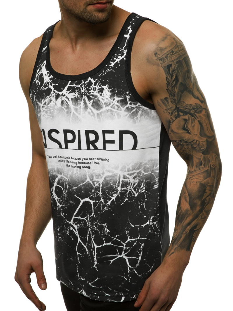 Férfi trikó Fehér OZONEE JS/SS11050