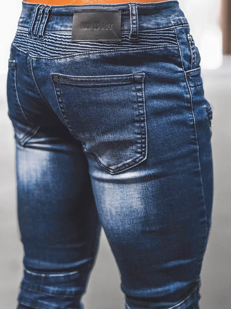 Férfi farmer nadrág kék OZONEE NB/MP0029BZ