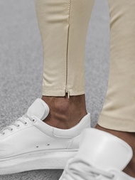 Férfi chino nadrág bézs OZONEE DJ/3300